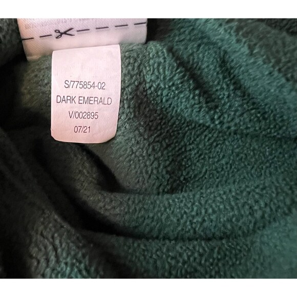 Gap Fit Recycled Half-Zip Windbreaker Fleece Jacket Women's Size M Green - Picture 11 of 11